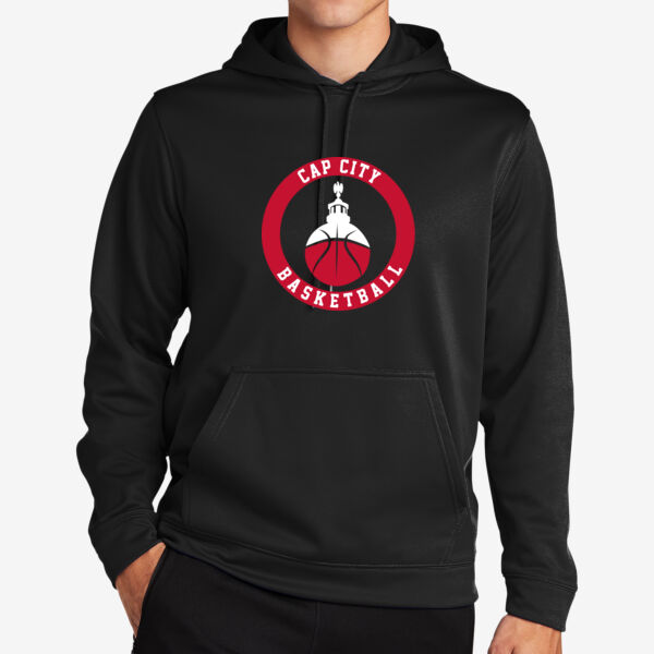 Cap City Basketball Sport Wick Fleece Hooded Pullover Thumbnail